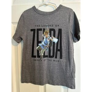 Gap Kids The Legend of Zelda Kids Graphic T-Shirt Gray S 6-7